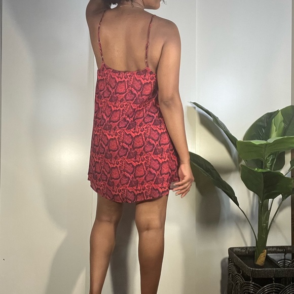 SHOW ME YOUR MUMU snake print spaghetti strap shift dress - Picture 8 of 16